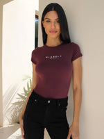 Alicia Bodysuit - Burgundy