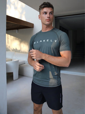 Alert Gym T-Shirt - Khaki Green