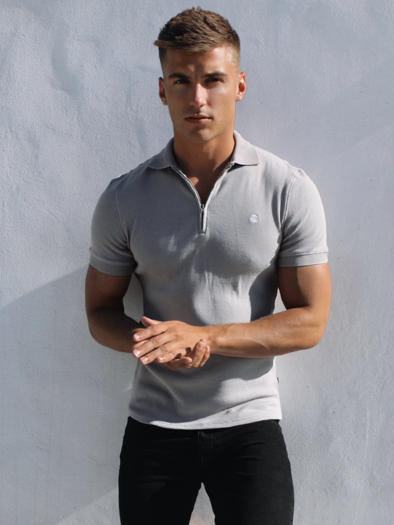 トップス STONE  19SS Cotton Jersey Polo-XL Sportcross QL Polo | MUNICIPAL