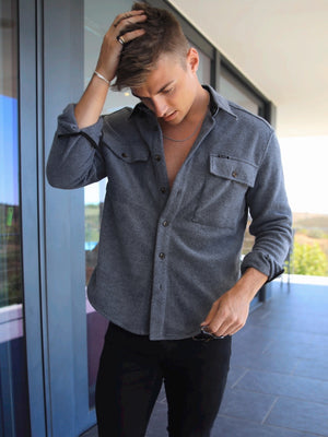 Richmond Oversized Shirt - Grey