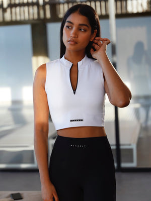 B1 W | Zip Top - White