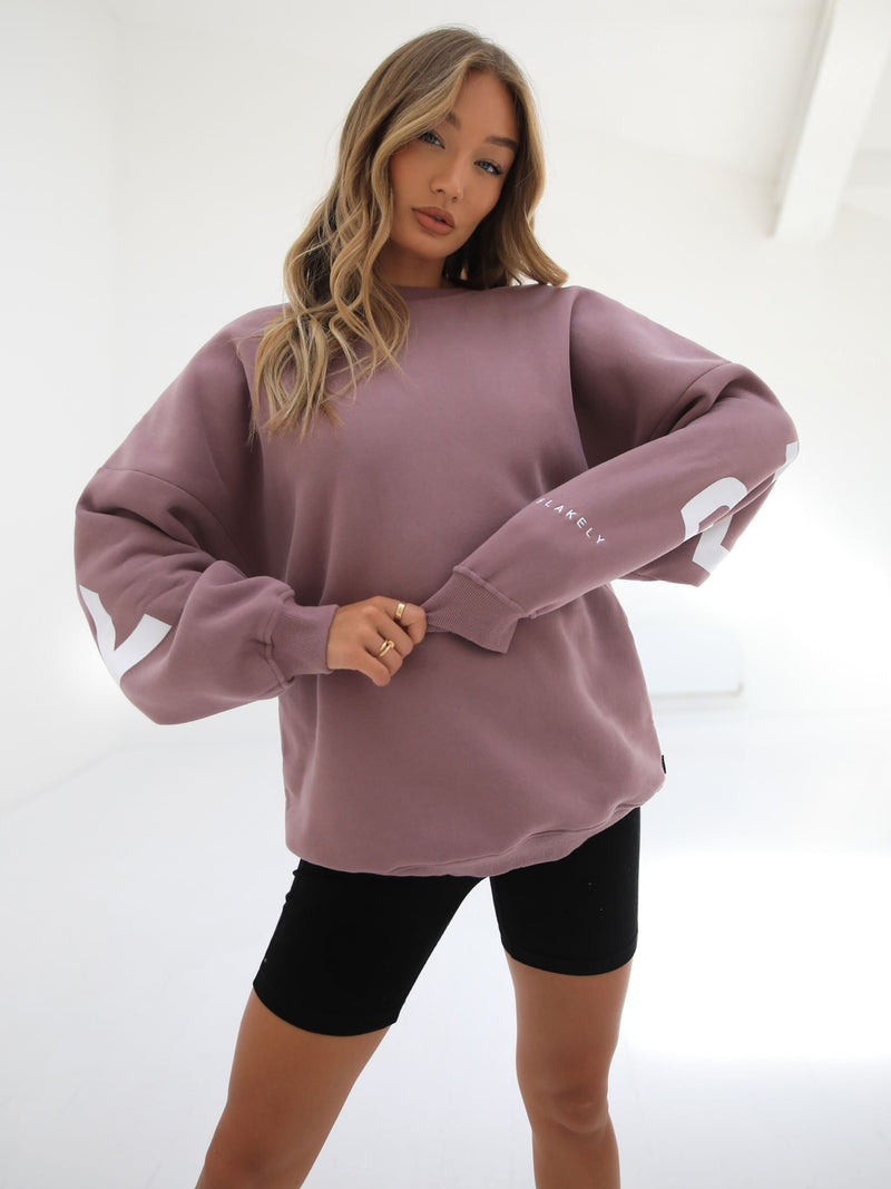 Isabel Oversized Sweater - Dusty Pink