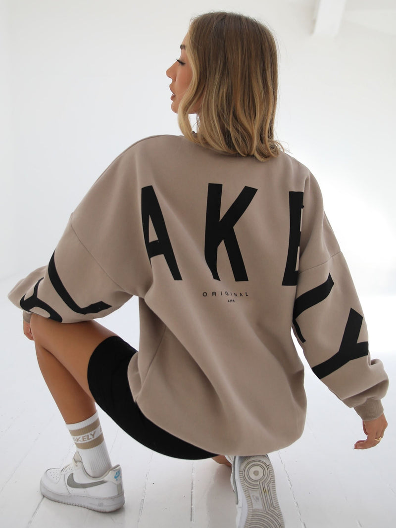 Isabel Oversized Sweater - Tan