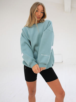 Isabel Oversized Jumper - Teal