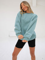 Isabel Oversized Jumper - Teal