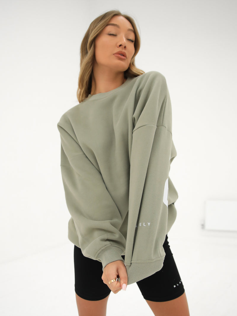 Isabel Oversized Sweater - Olive