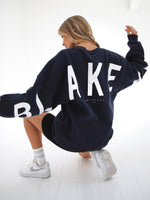 Isabel Oversized Jumper - Navy