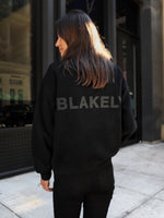 BLK Blackout Womens Oversized Jumper - Black
