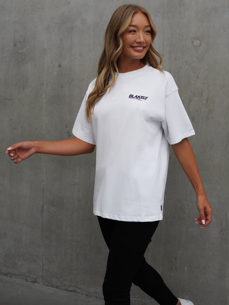 Decade III Womens Oversized T-Shirt - White