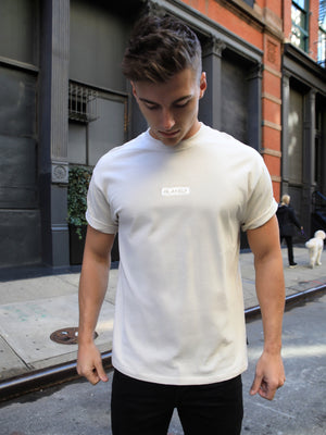 Universal Oversized Tee - Chalk