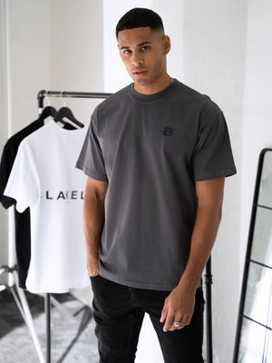 Blakely London Oversized T-Shirt - Charcoal