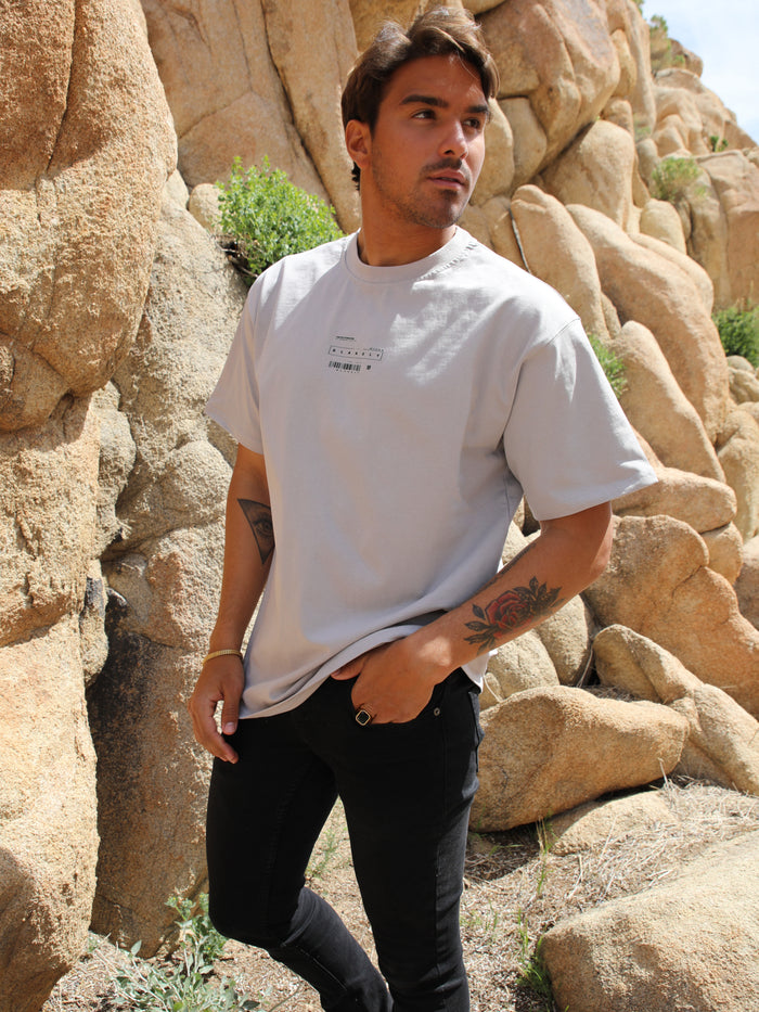 Global Relaxed Fit Tee - Stone