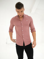 Byron Brushed Soft Shirt - Dusty Pink