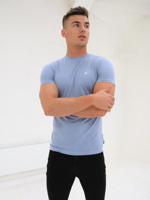 Rowan Brushed Soft T-Shirt - Sky Blue