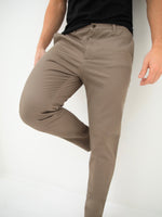 Sloane Slim Fit Tailored Chinos - Light Brown