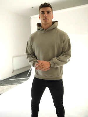 Idris Oversized Hoodie - Beige