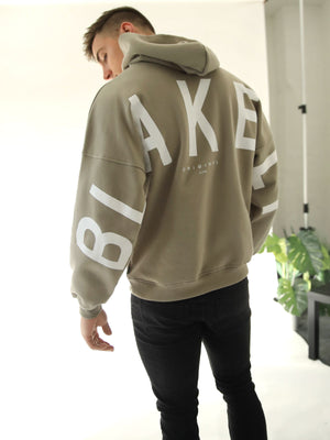 Idris Oversized Hoodie - Beige