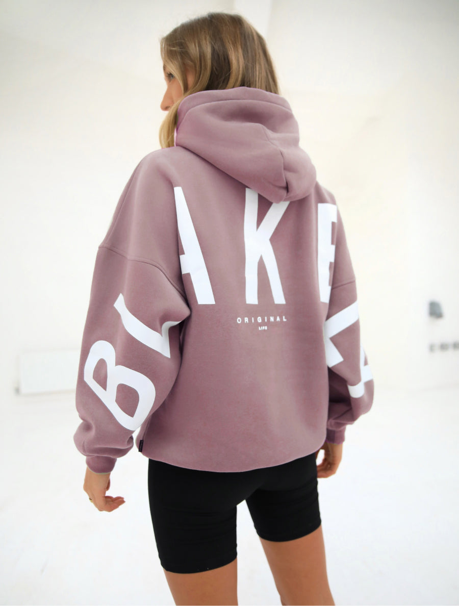 Isabel Oversized Hoodie - Dusty Pink