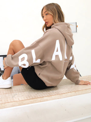Isabel Oversized Hoodie - Taupe Brown