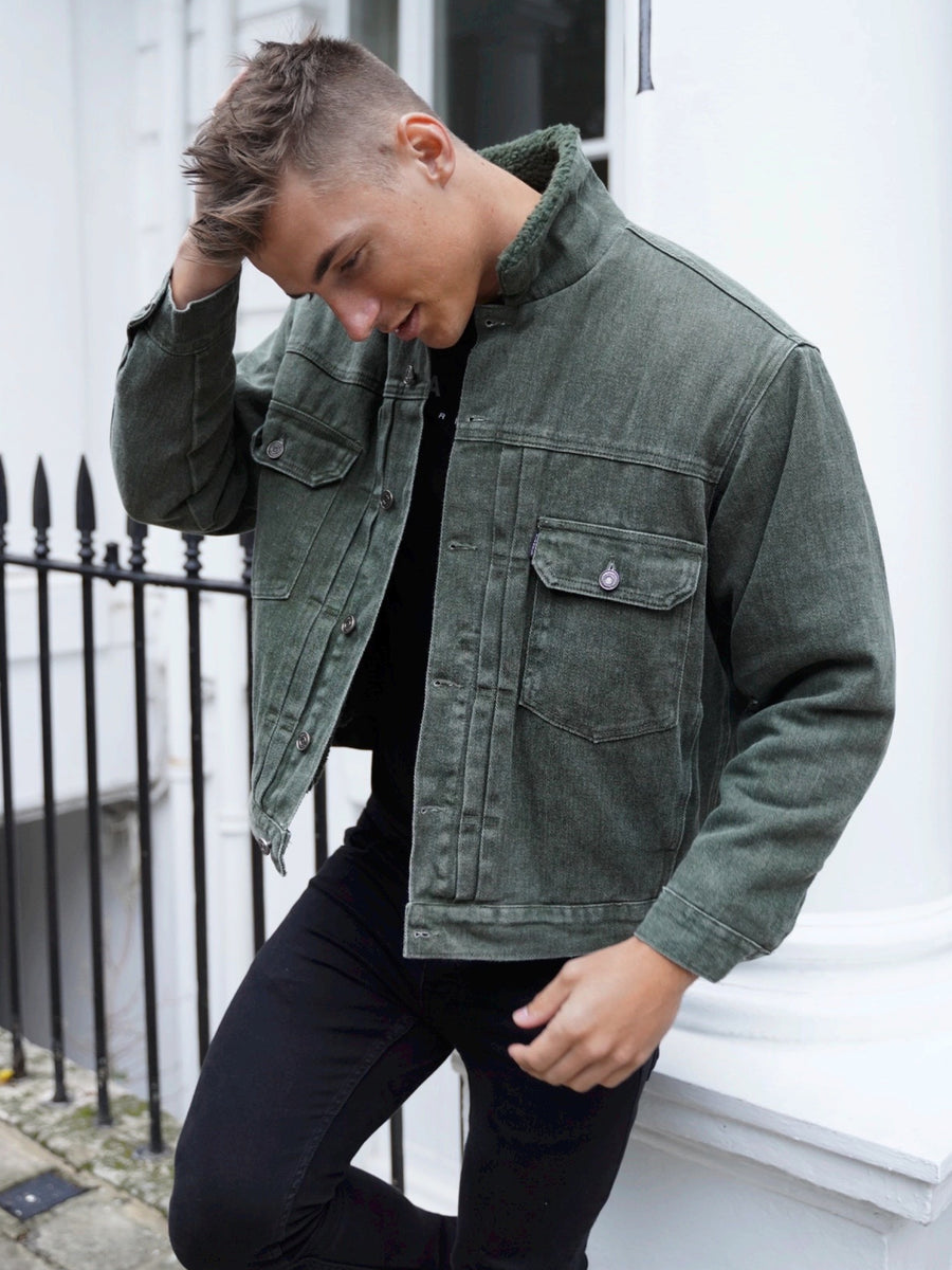 Rapha Oversized Denim Jacket - Green