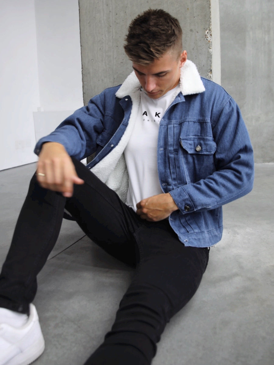 Light Blue Denim Jacket Outfits For Men (500+ ideas & outfits) | Lookastic