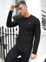 Mason Knit Jumper - Black