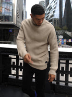 Hemsworth Roll Neck Jumper - Tan