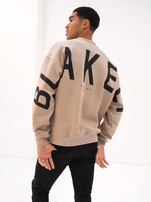 Idris Oversized Jumper - Tan