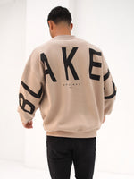 Idris Oversized Jumper - Tan