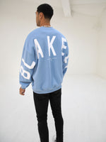 Idris Oversized Jumper - Sky Blue