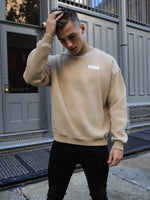 Academy Oversized Jumper - Tan