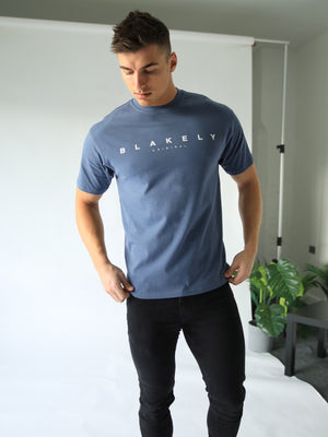 Aston Oversized T-Shirt - Blue