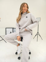 Blakely London Womens Oversized Hoodie - Stone