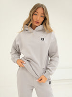 Blakely London Womens Oversized Hoodie - Stone