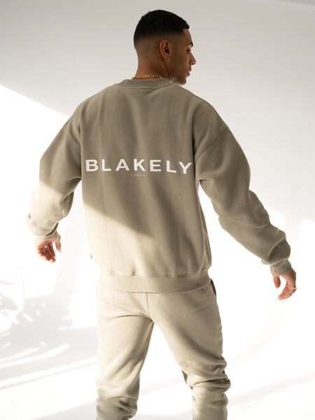Blakely London Oversized Jumper - Olive