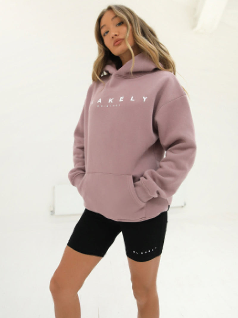 Composure Oversized Hoodie - Dusty Pink