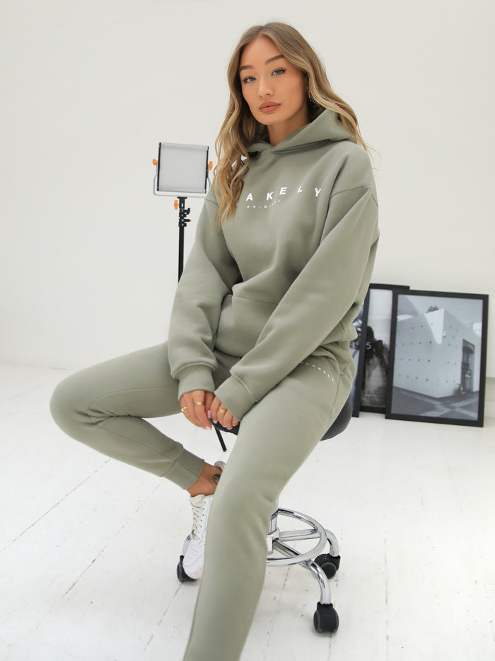 Composure Womens Oversized Hoodie - Olive
