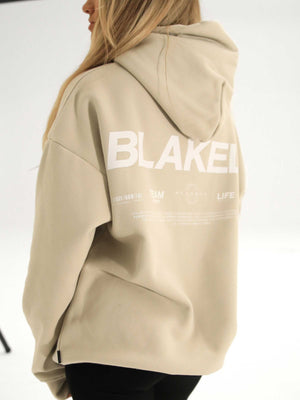 Motion Oversized Hoodie - Chalk
