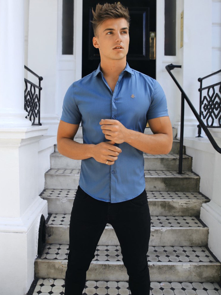 Bayou Short Sleeve Shirt - Blue