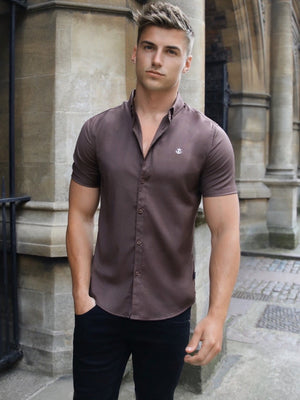 Palermo Short Sleeve Shirt - Brown