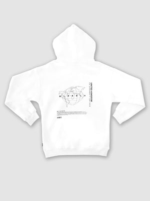 Global Oversized Hoodie - White