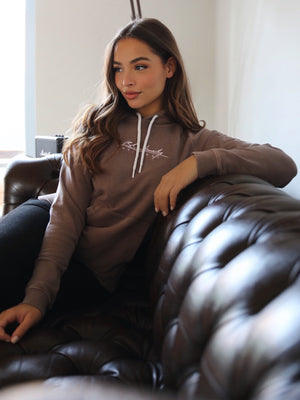 Phosphoric Hoodie - Burgundy Acid Wash