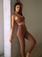 Cora Sports Bra - Coffee