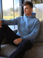 Cologne Oversized Hoodie - Blue