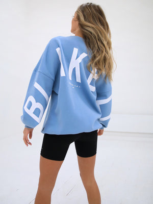 Isabel Oversized Jumper - Sky Blue