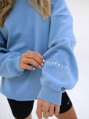 Isabel Oversized Jumper - Sky Blue