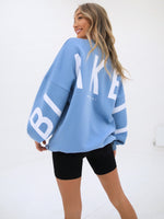 Isabel Oversized Jumper - Sky Blue