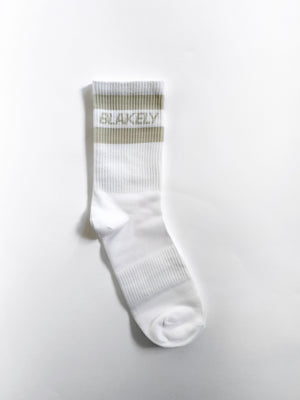 Signature Socks 3 Pack - Stone