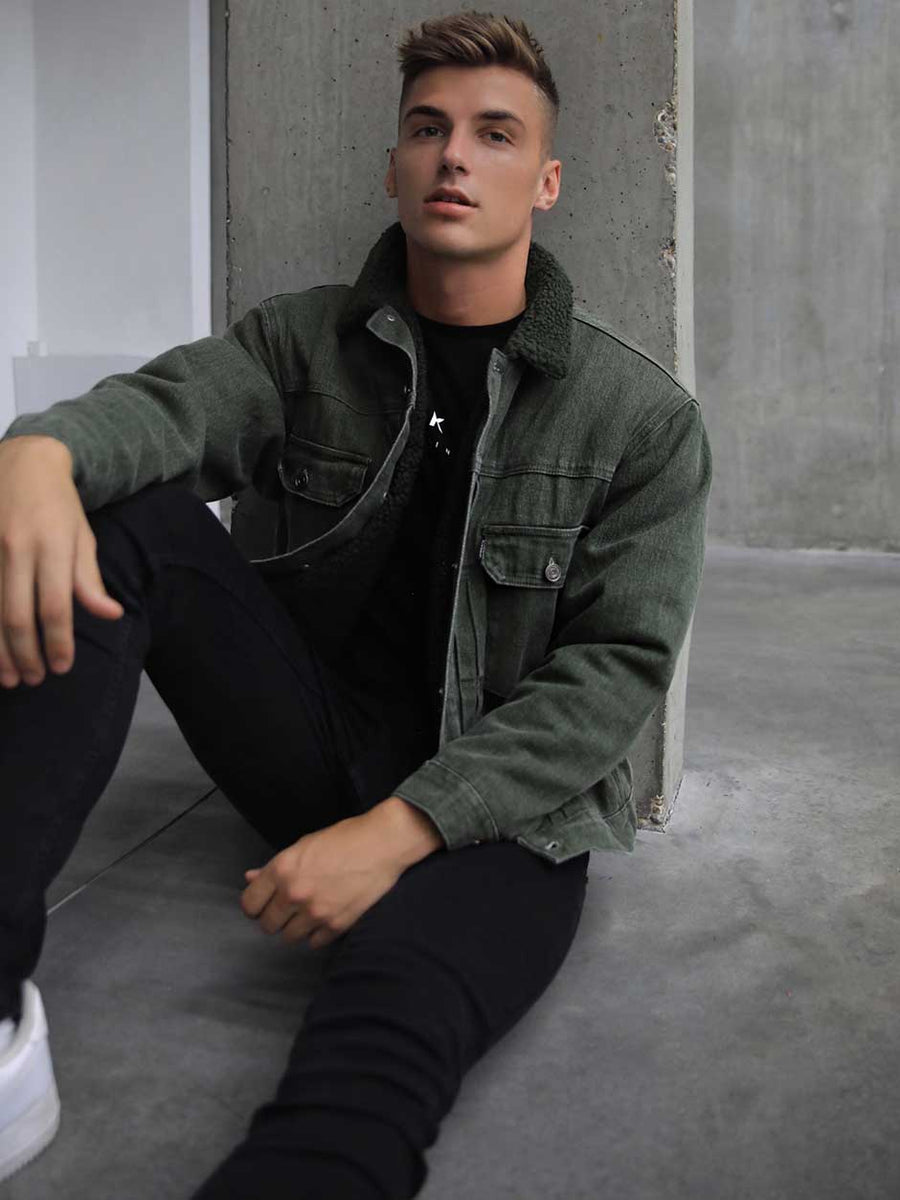 Rapha Oversized Denim Jacket - Green