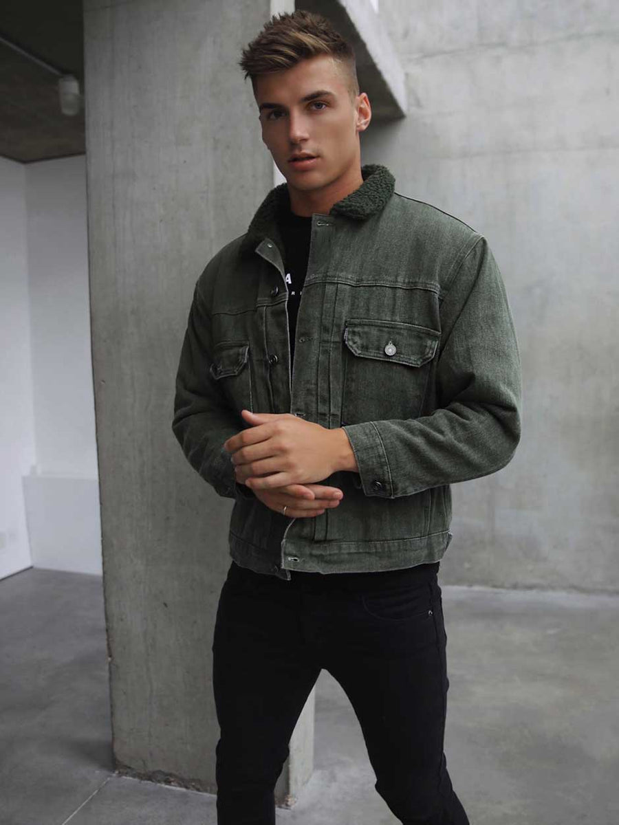 Rapha Oversized Denim Jacket - Green